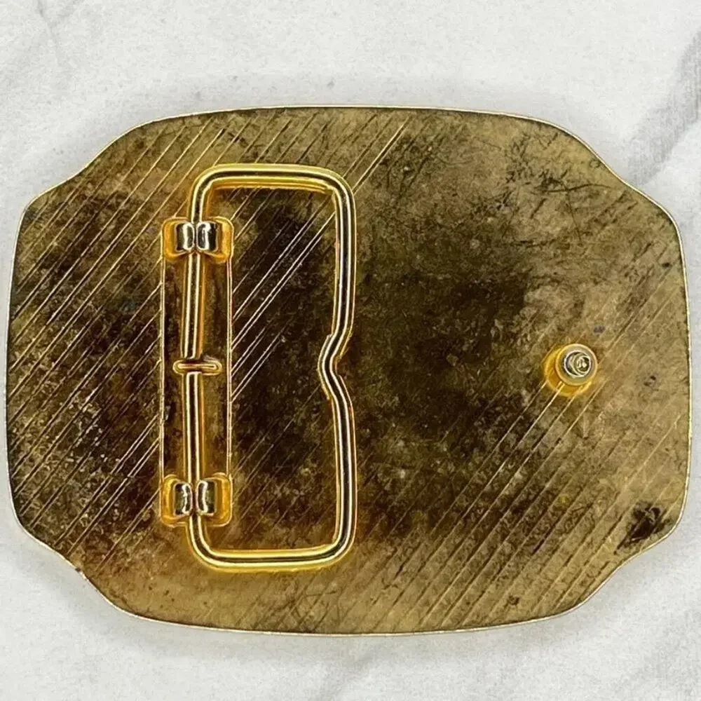 Vintage 1986 100 Years of Liberty America Belt Buckle